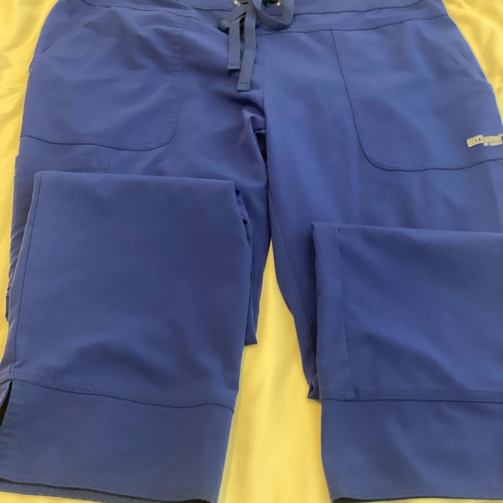Royal Blue Medium Greys Anatomy Scrub Pants